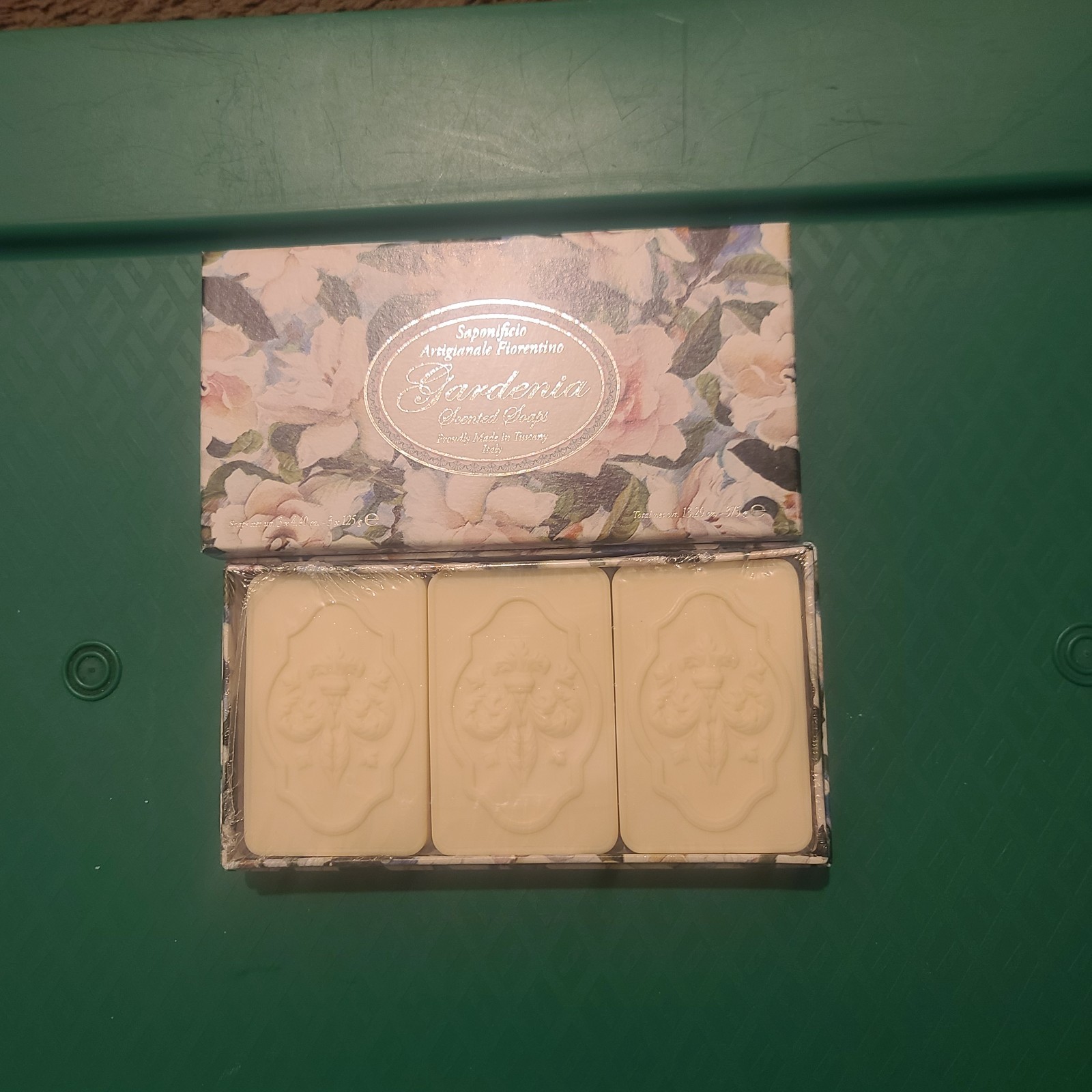 2-Pack Saponificio ~ Gardenia Scented Bar Soap from Italy 6 bars 4.40 oz Each