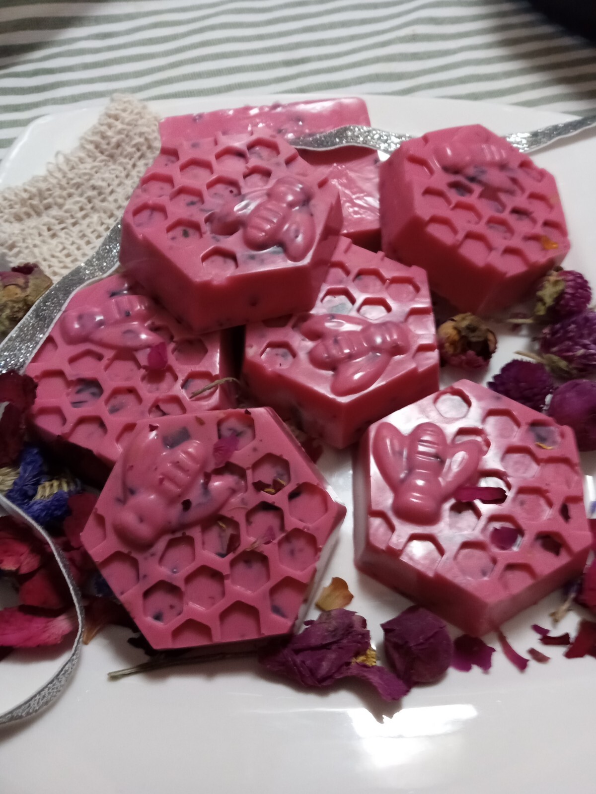 Beautiful & hypoallergenic, customizable,handmade soaps and candles….