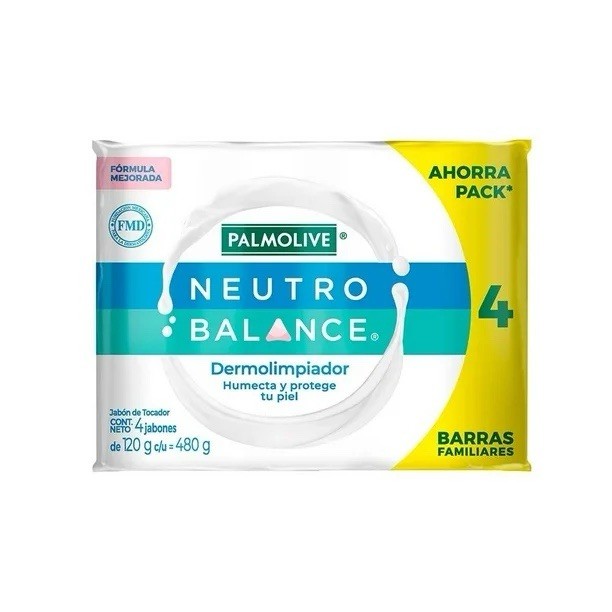 8 JABONES PALMOLIVE NEUTRO BALANCE (120g) – 8 PALMOLIVE SOAPS – Made in 🇲🇽