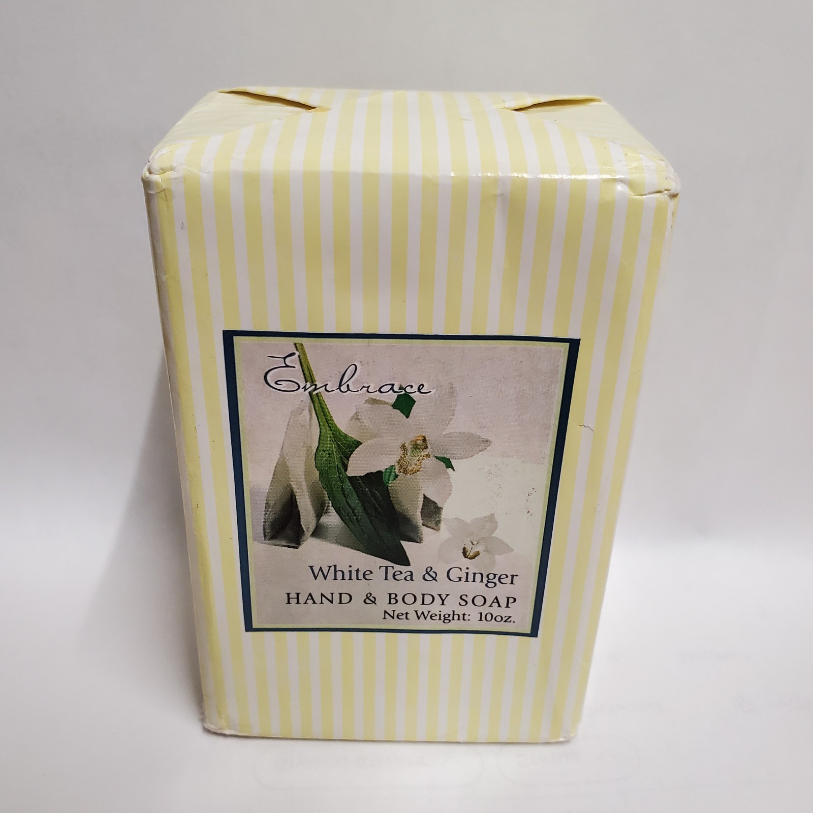 Embrace White Tea & Ginger Scented Soap Bar Chunk Hand And Body Purifying 10oz