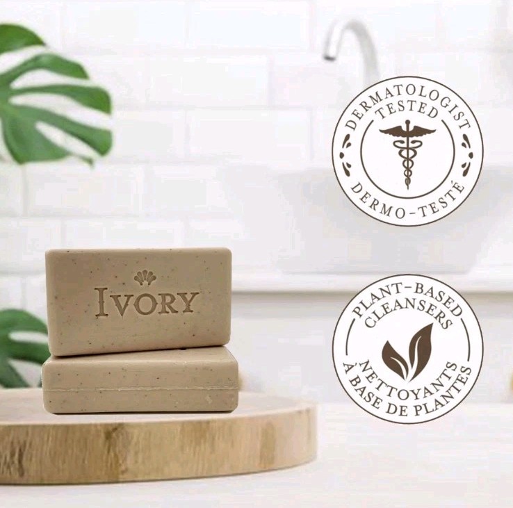 🤎 IVORY 🤎 4-BARS 3.17 Oz 🫧 ●VANILLA & OAT MILK● 99% Pure Safe Clean & Simple•