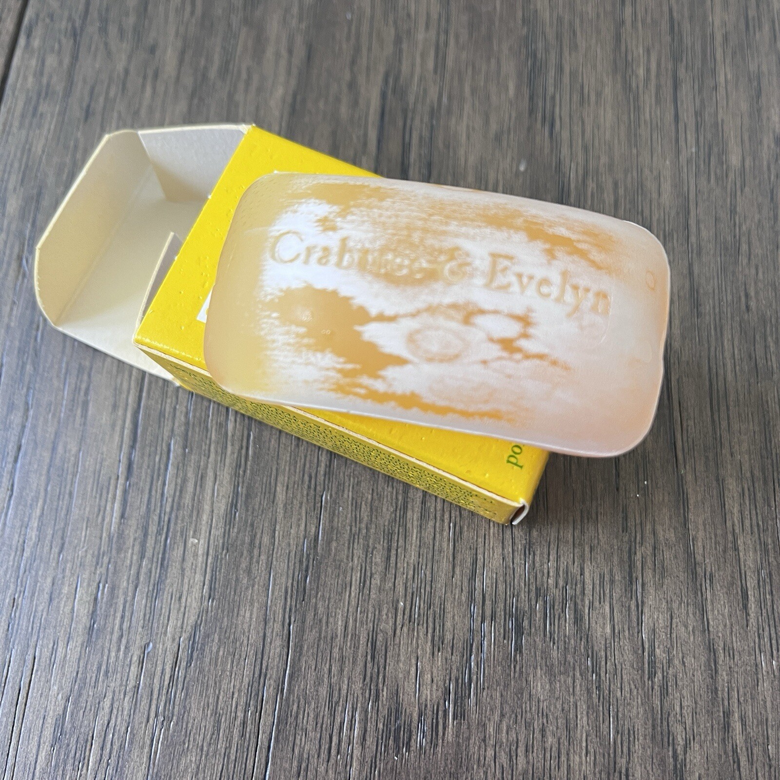 Vintage Crabtree & Evelyn Citrus Bar Soap 1.4 oz NIB