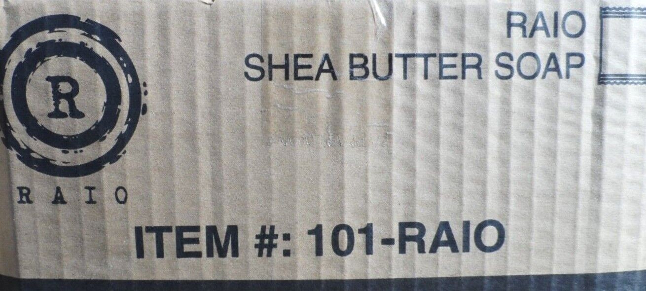 RAIO Comfort Shea Butter Soap Face and Body Bar 101-RAIO ~ Lot of 6 , 100 or 500