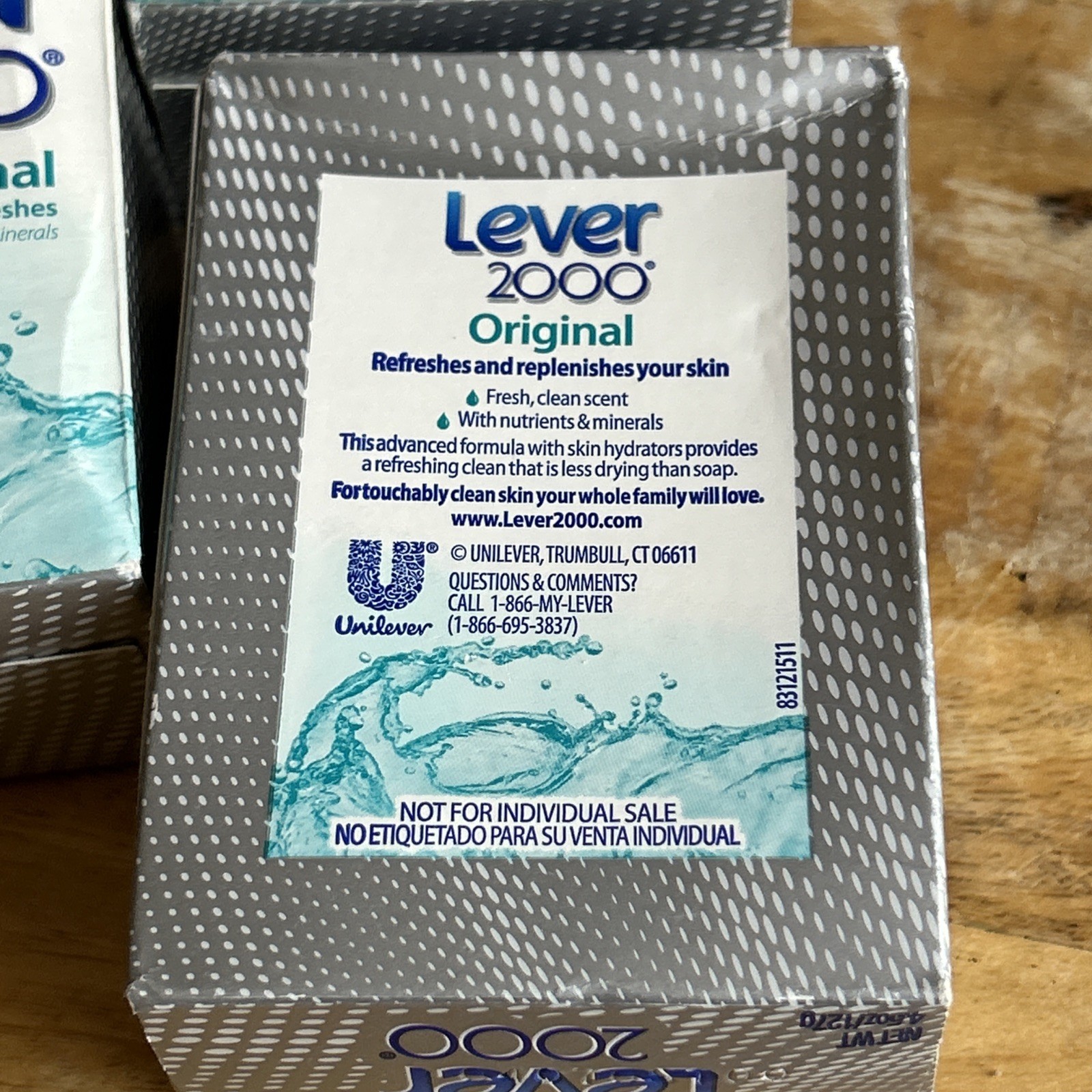 Lever 2000 Original Bar Soap Boxed Vintage Made in USA 4.5 Oz. New NOS 3 Each