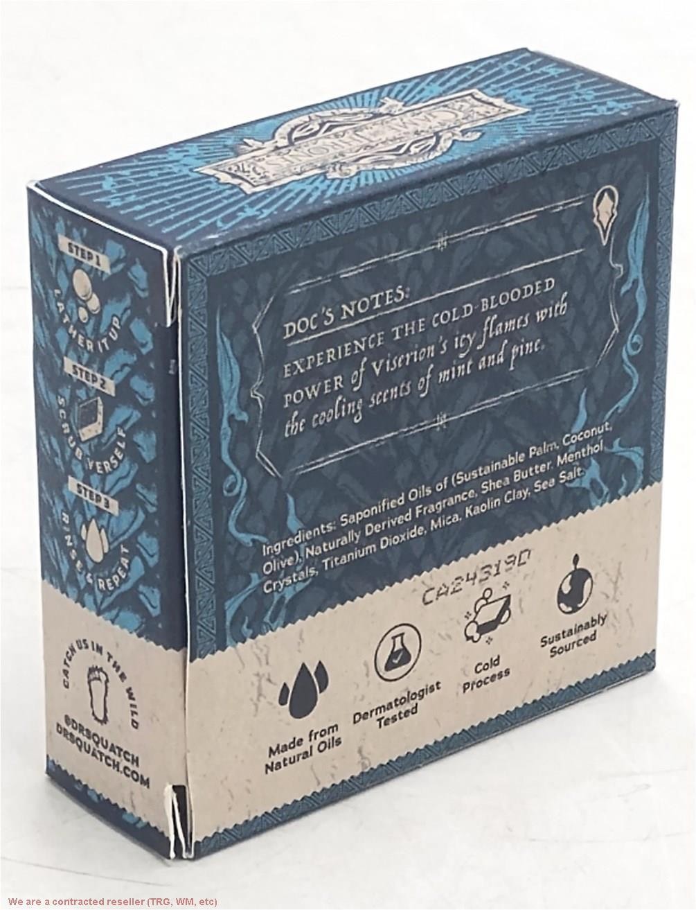 DR. SQUATCH Men’s All Natural Bar Soap – Viserion’s Freeze – 5oz *SEE DEAL!!!*