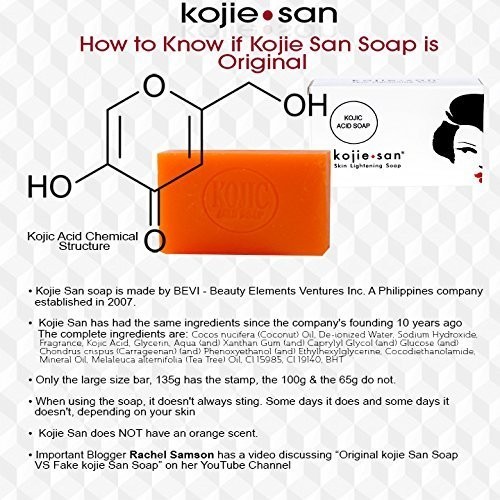 Exfoliating Kojic Acid Soap with Coconut Oil – 4 x 65g Bars for All Skin Types