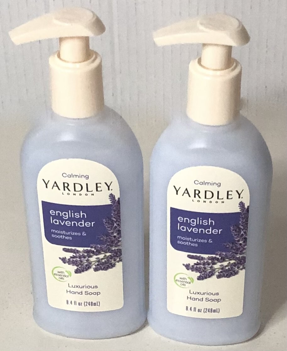 Yardley London English Lavender Liquid Hand Soap 8.4 oz /248 mL ( 2 Pack)