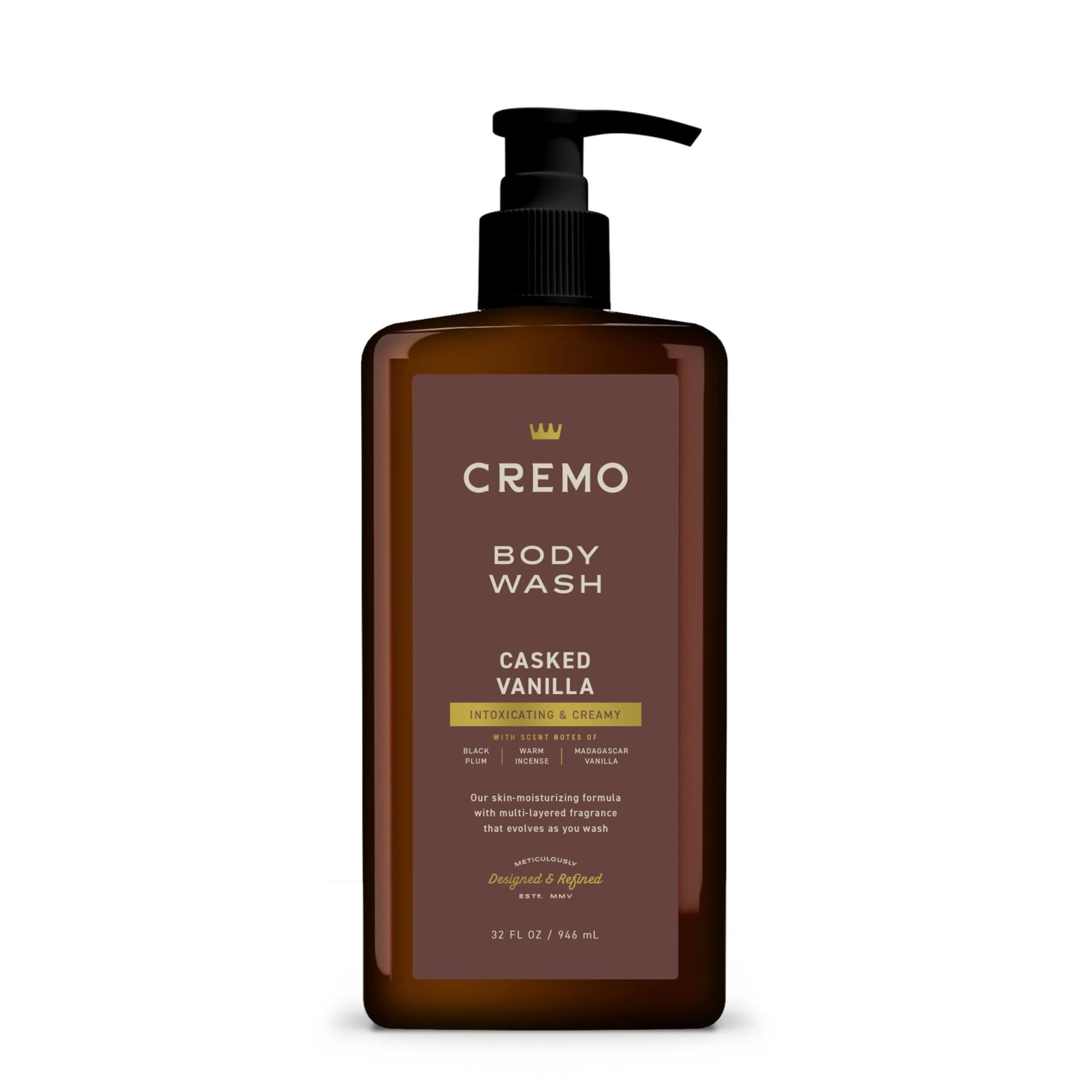 Cremo Rich-Lathering Casked Vanilla Body 32 Fl Oz (Pack of 1), does not apply