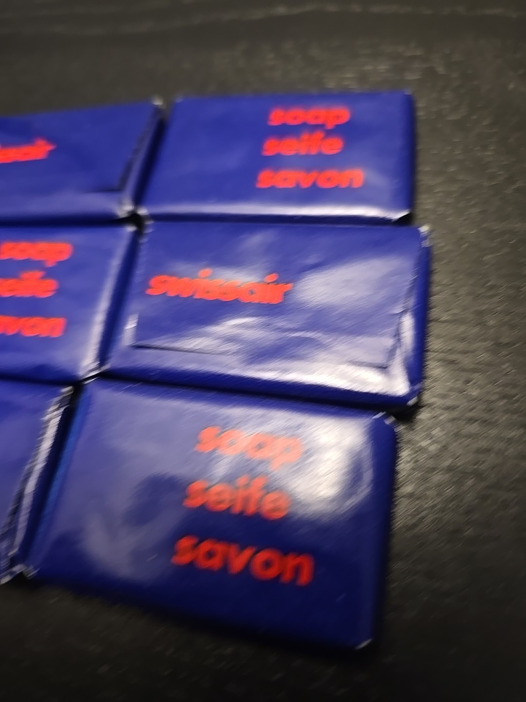9 vintage bars mini small soaps Swissair Travel size seife Savon