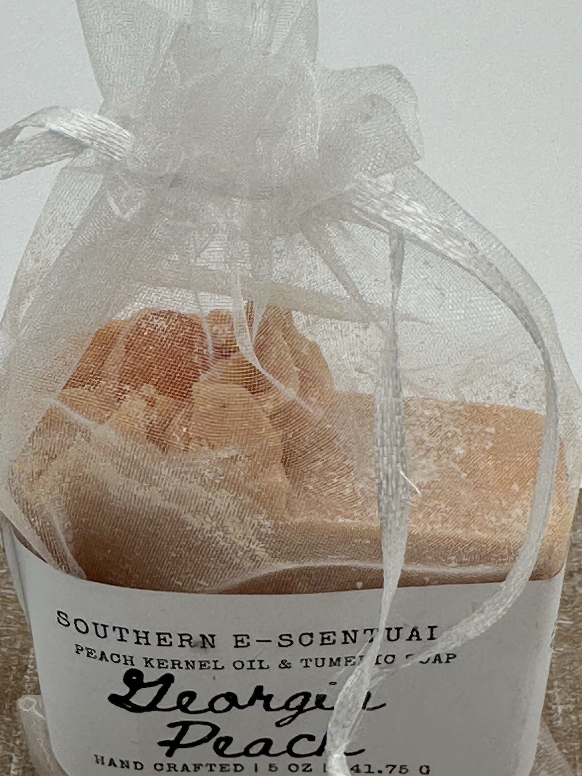 SOUTHERN E-SCENTUALS Hand Crafted Soap 5 oz. Georgia Peach NEW