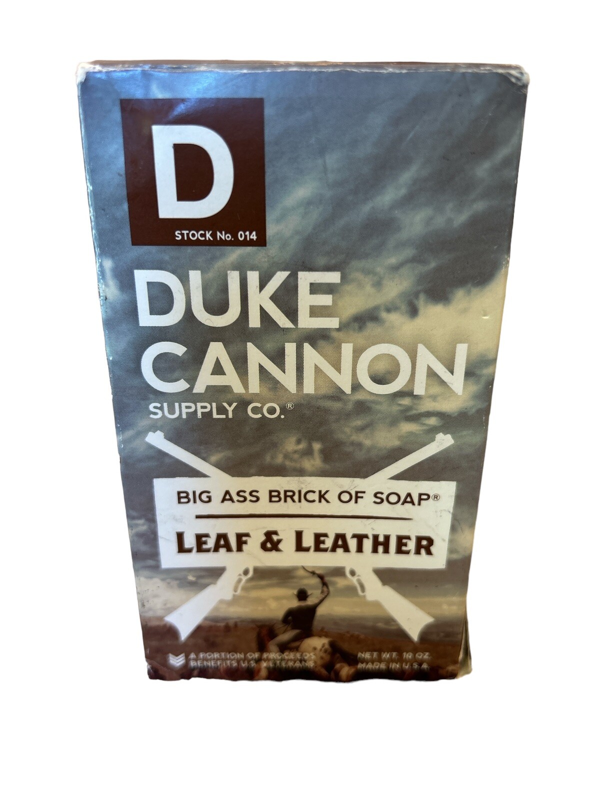 Duke Cannon Big Ass Brick Of Soap Leaf & Leather 10 oz New in Box