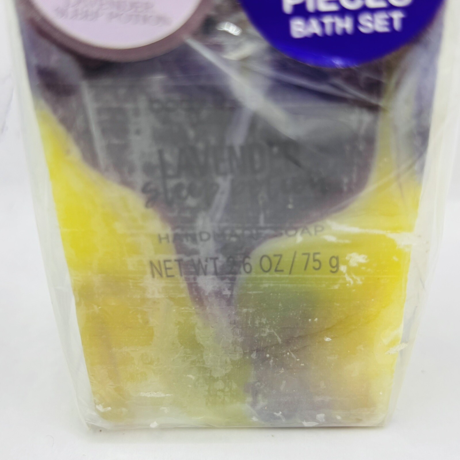 Body & Earth Lavender Sleep Potion Handmade Soap 2 Piece Bath Set New in Package