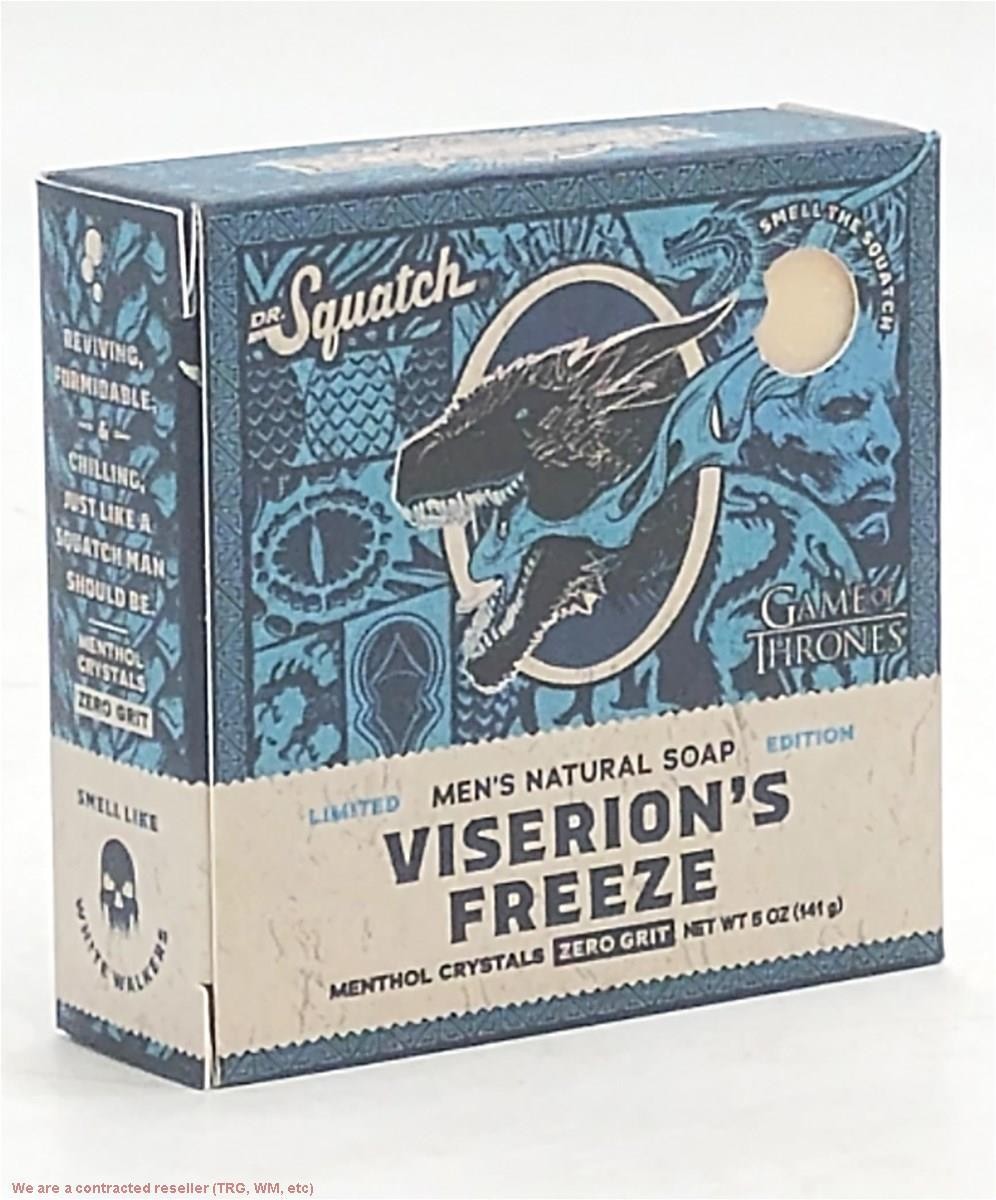DR. SQUATCH Men’s All Natural Bar Soap – Viserion’s Freeze – 5oz *SEE DEAL!!!*
