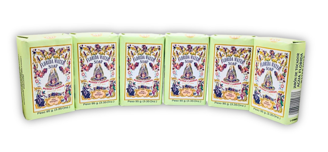 Murray & Lanman Florida Water Soap Bars – 6 Pack – 3.35 oz Each