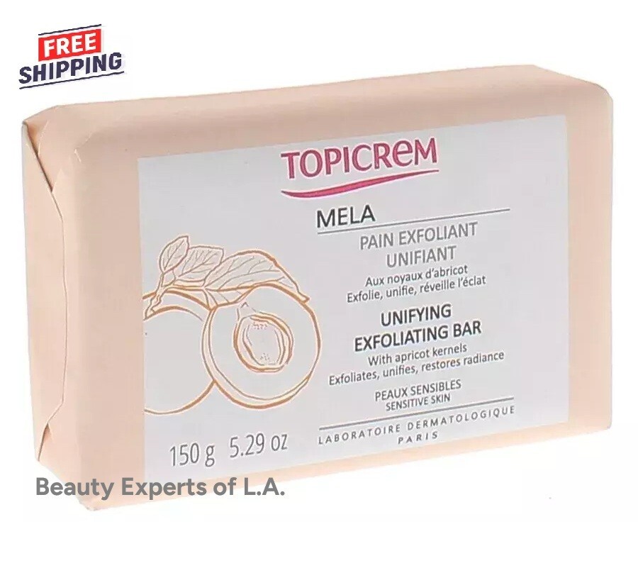 Topicrem Mela Unifying Exfoliating Bar 150g Exp 08/2028