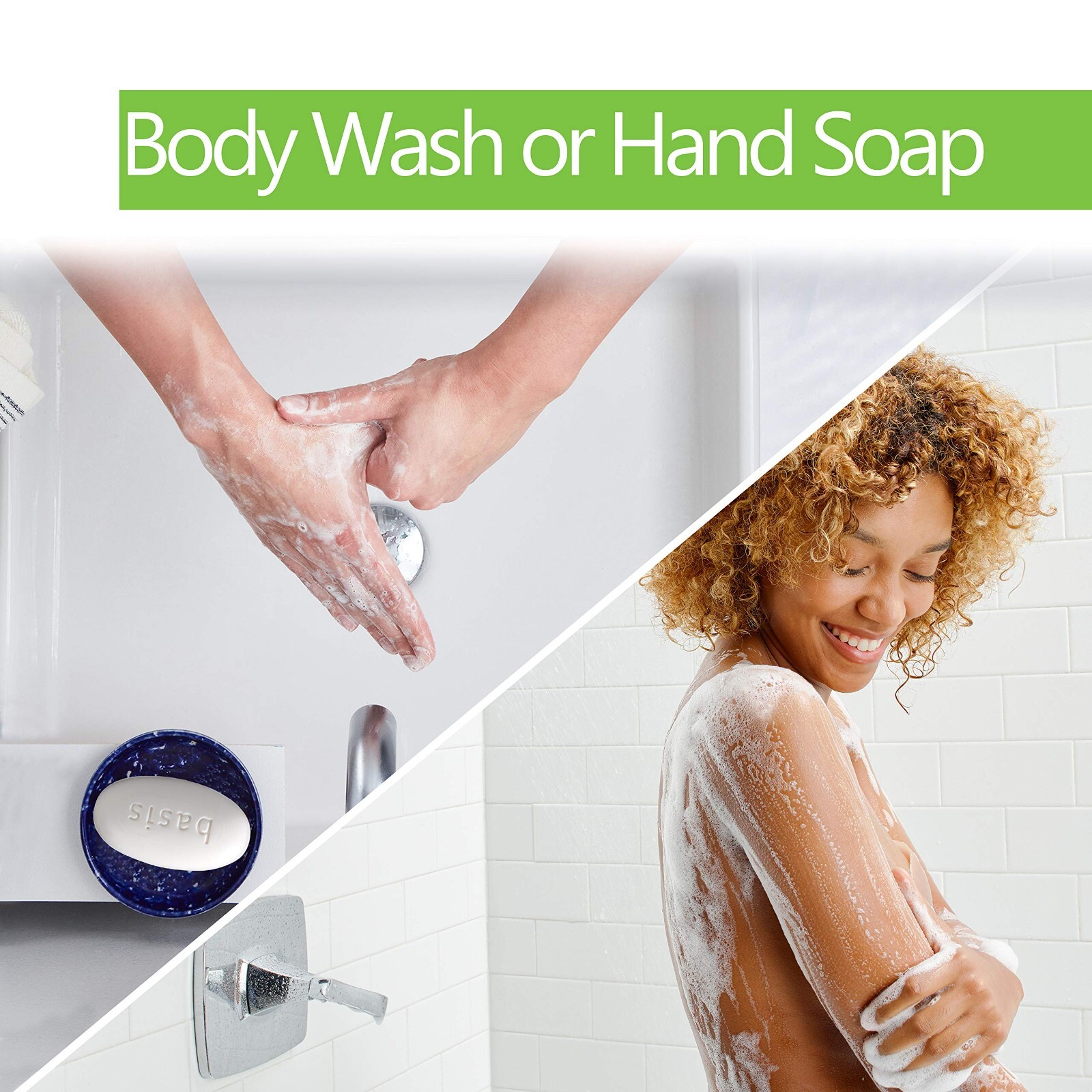 Basis Sensitive Skin Bar Soap – Cleans and Soothes Pack of 6