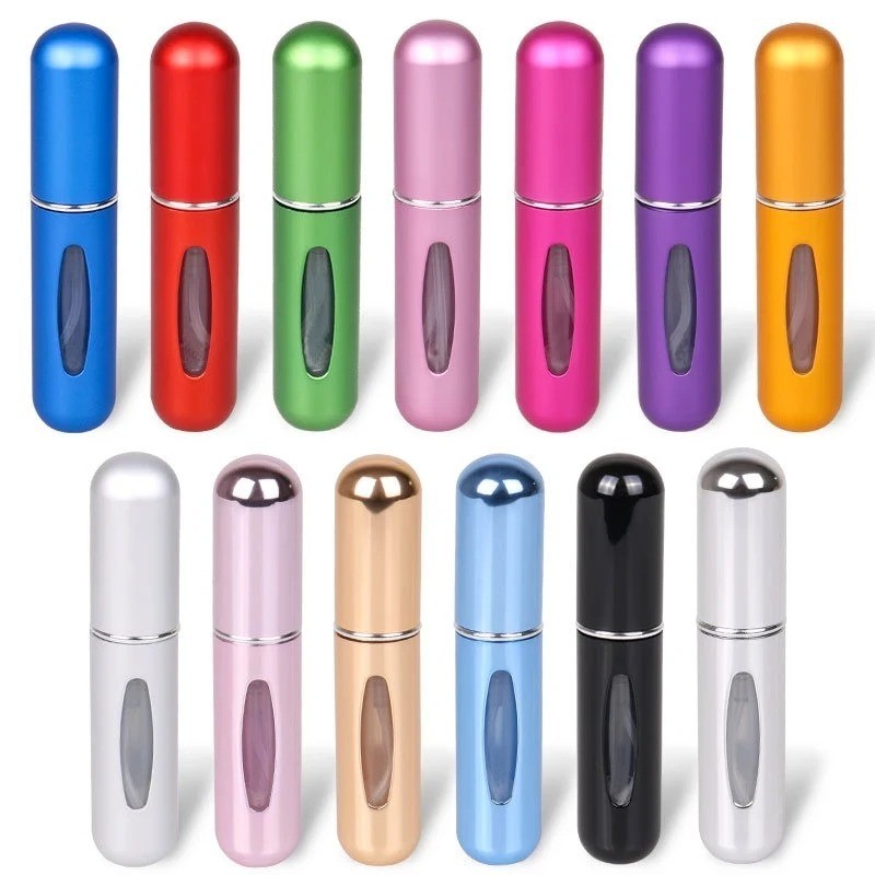 5ML Mini Refillable Perfume Atomizer Bottle Travel Portable Spray Pump