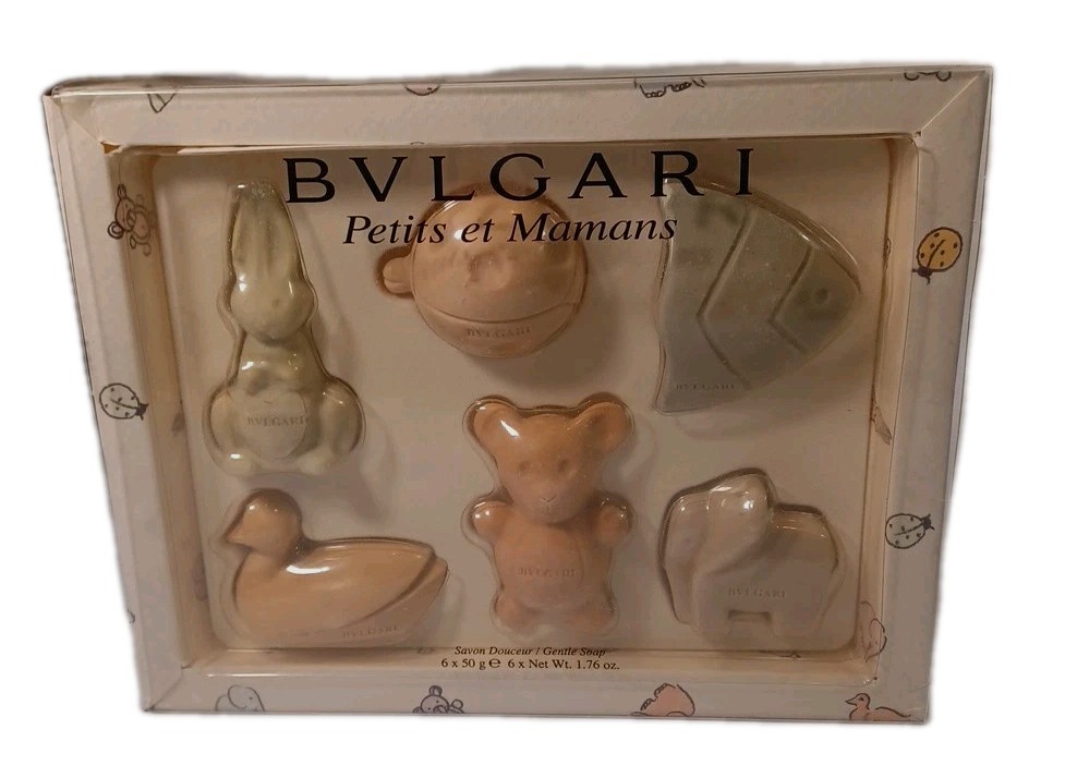 BVLGARI Petits et Mamans Gentle Soap Coffret Set – 6x50g Soap Children Animals