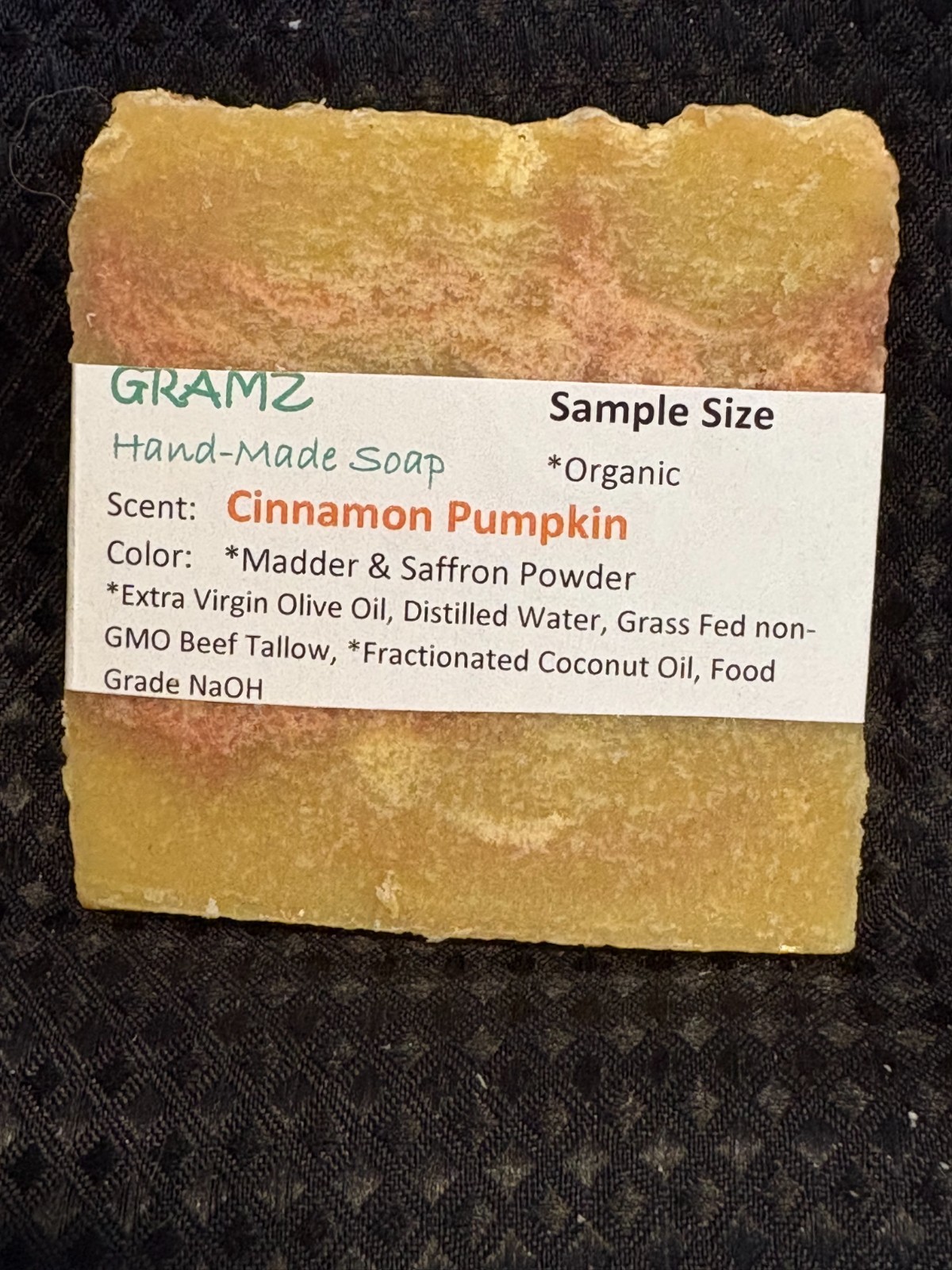 Grass Fed Beef Tallow Soap Sample Hand-Made Bar or Sample Size – Mostly Organic