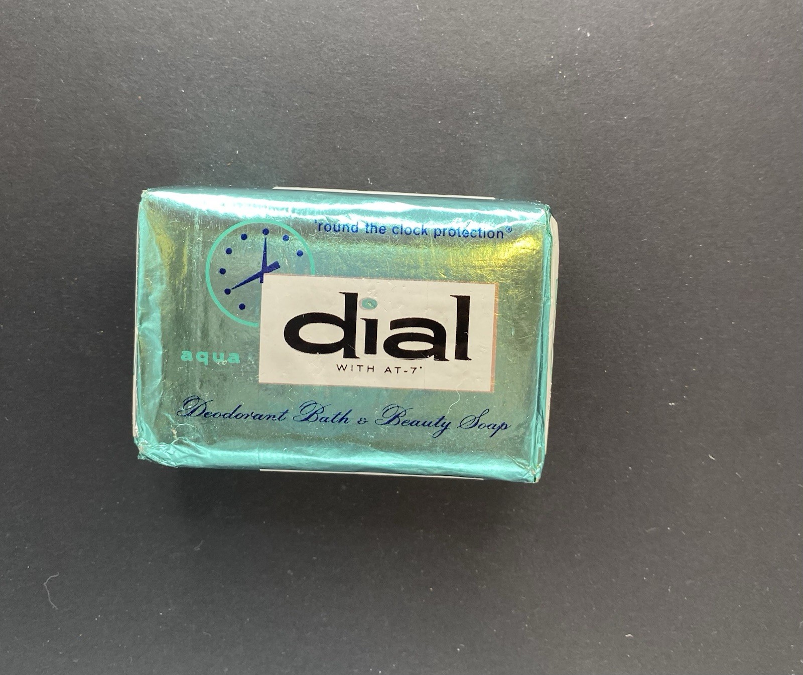 Vintage Dial Aqua AT-7 Deodorant Bath Beauty Soap 3.5 oz Unopened Original wrap