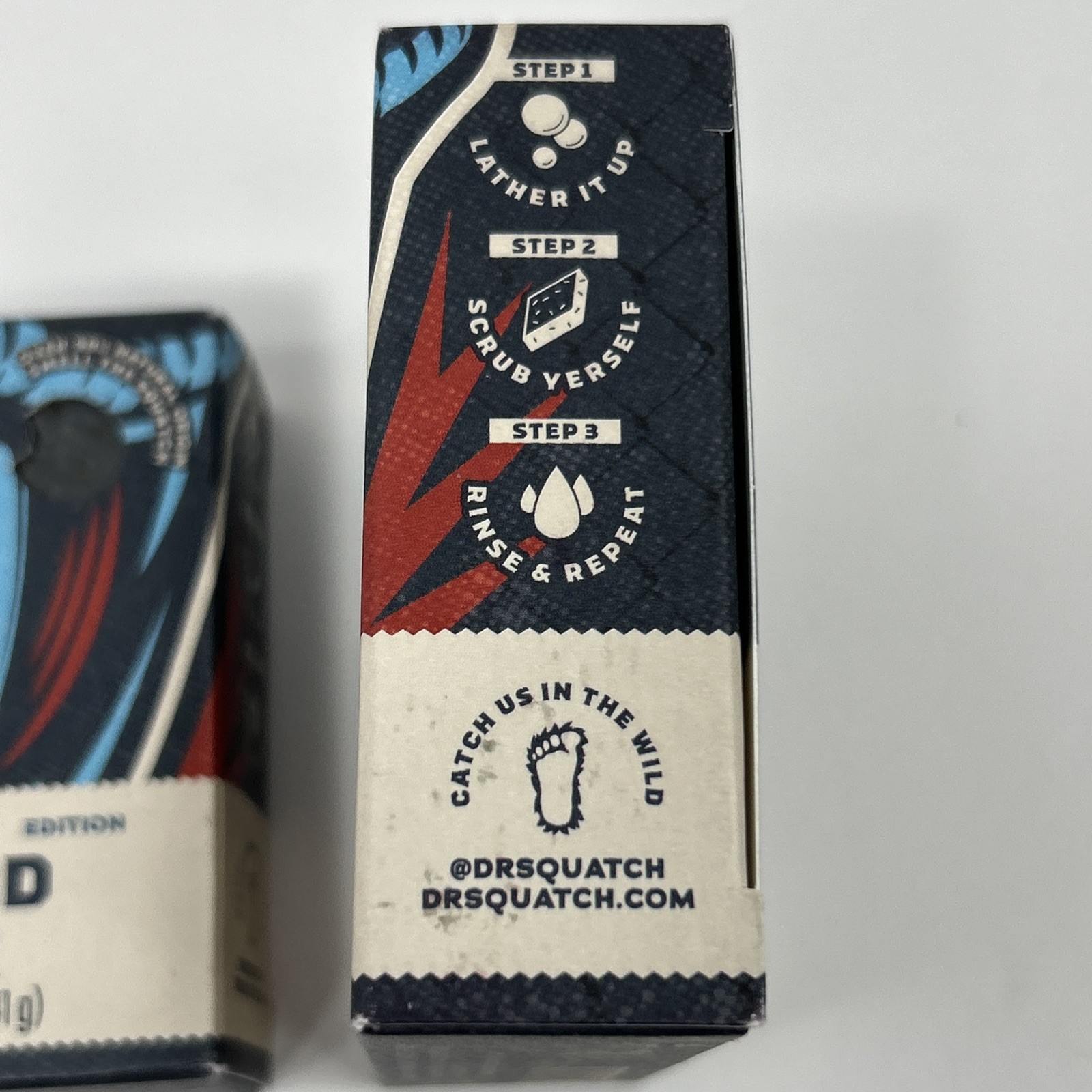 Dr. Squatch Men’s Natural Lot 2 Bar Soap Stone Cold Stunner 5 oz Limited Edition