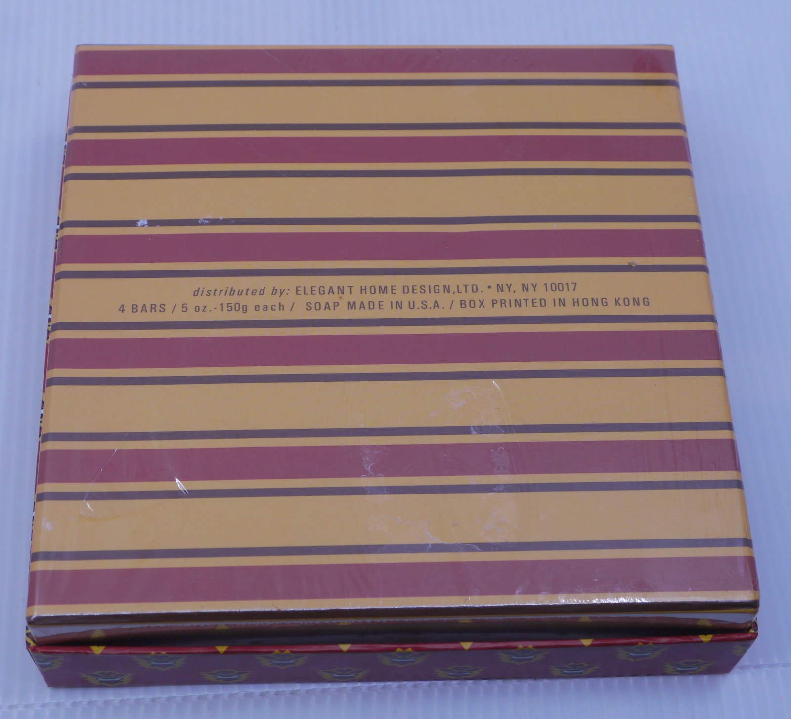 FOUR BARS OF PROVENCAL LEMON HONEYSUCKLE TRIPLE MILLED SOAP, NEW IN BOX, SEALED