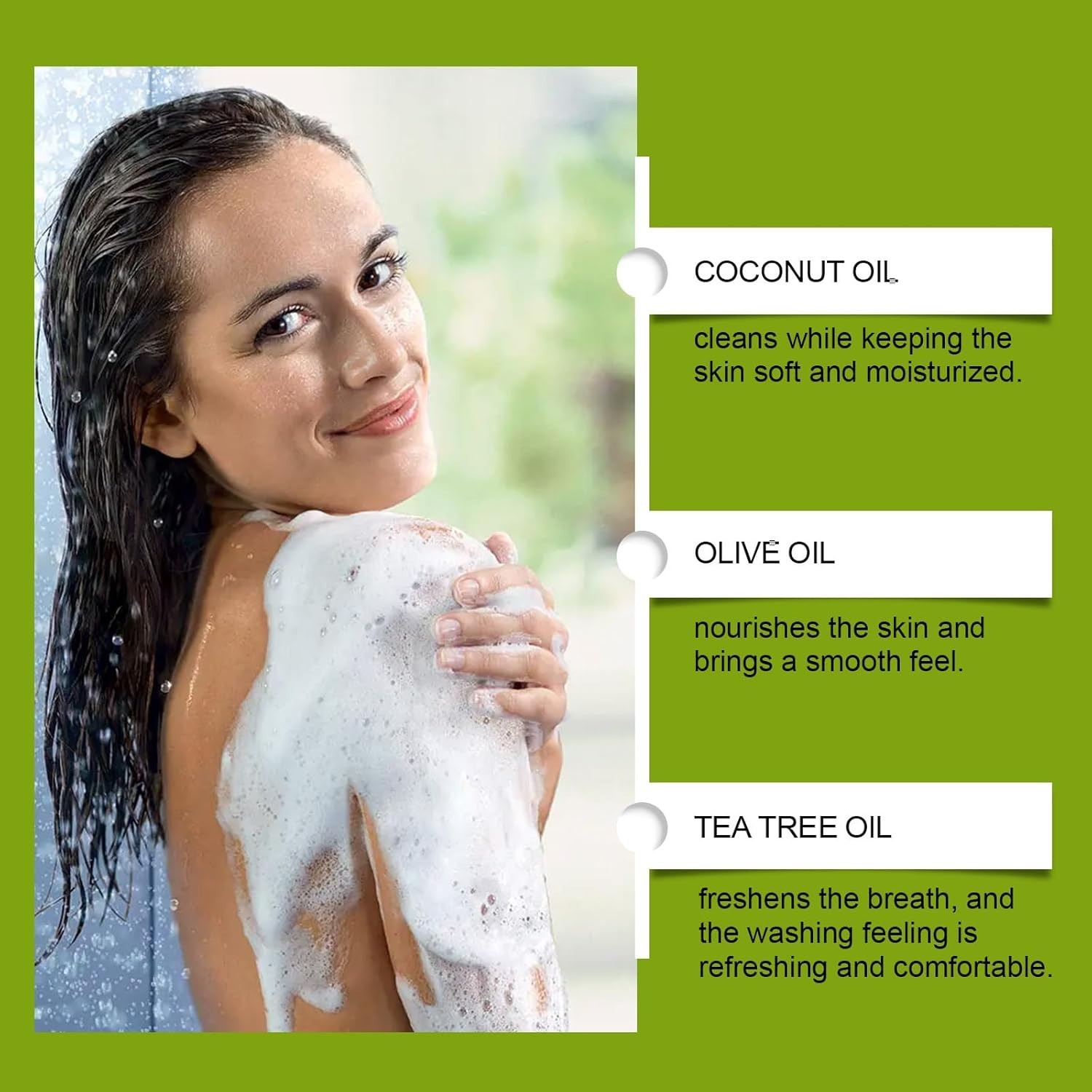 Antifungal Relief Soap Bar, New Tea Tree Oil Soap, Natural Foot & Body Soaps for