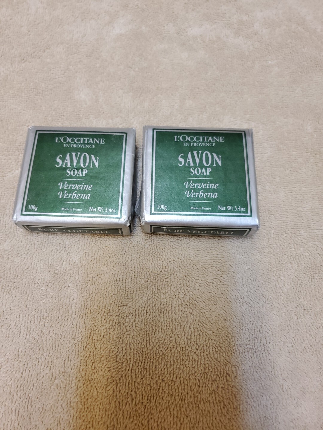 Rare L’Occitane Verveine Verbena Soap 3.4 oz — Sealed — 2 Bars