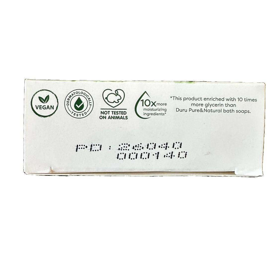 4 Pack Duru Hydro Pure Cucumber Transparent Body Bar Soap 3.75 oz Sensitive Skin