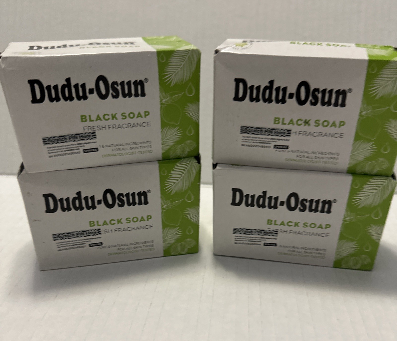 4x NEW IMPROVE DUDU OSUN AFRICAN BLACK Tropical & Natural SOAP