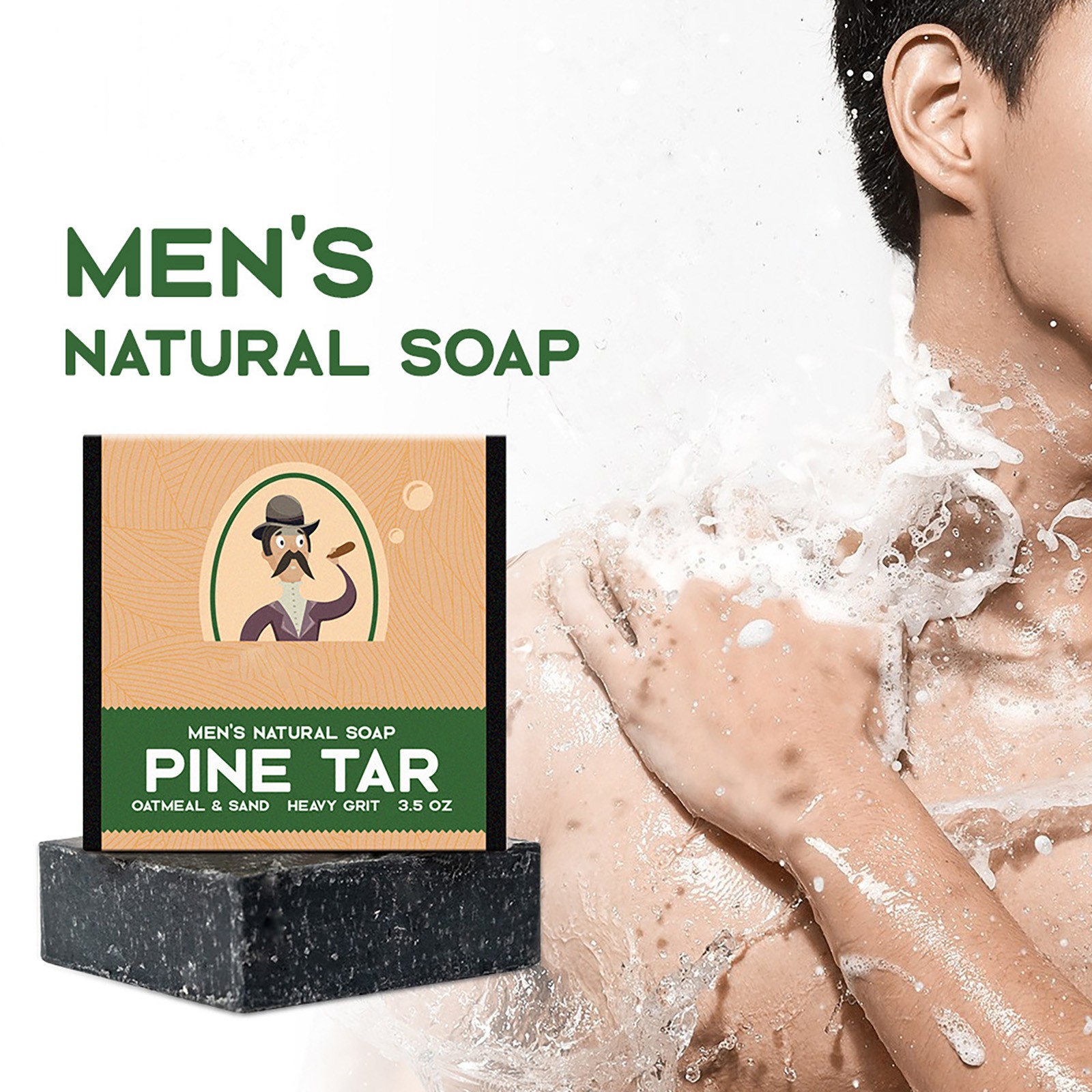 Men 100g Hydrating Body Soap Applicable To The Whole Body And Face Bath Soap