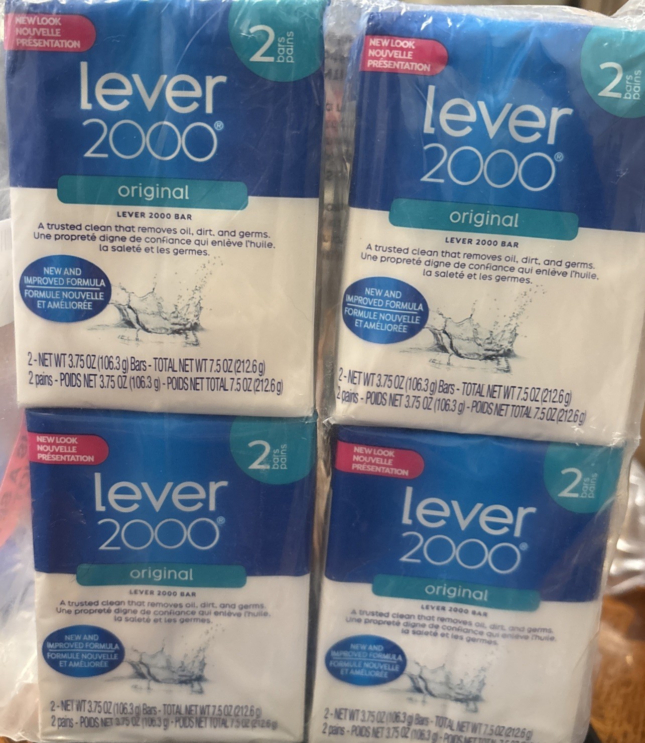 8 Bars – Lever 2000 Original Formula Bar Soap 3.75 oz each bar