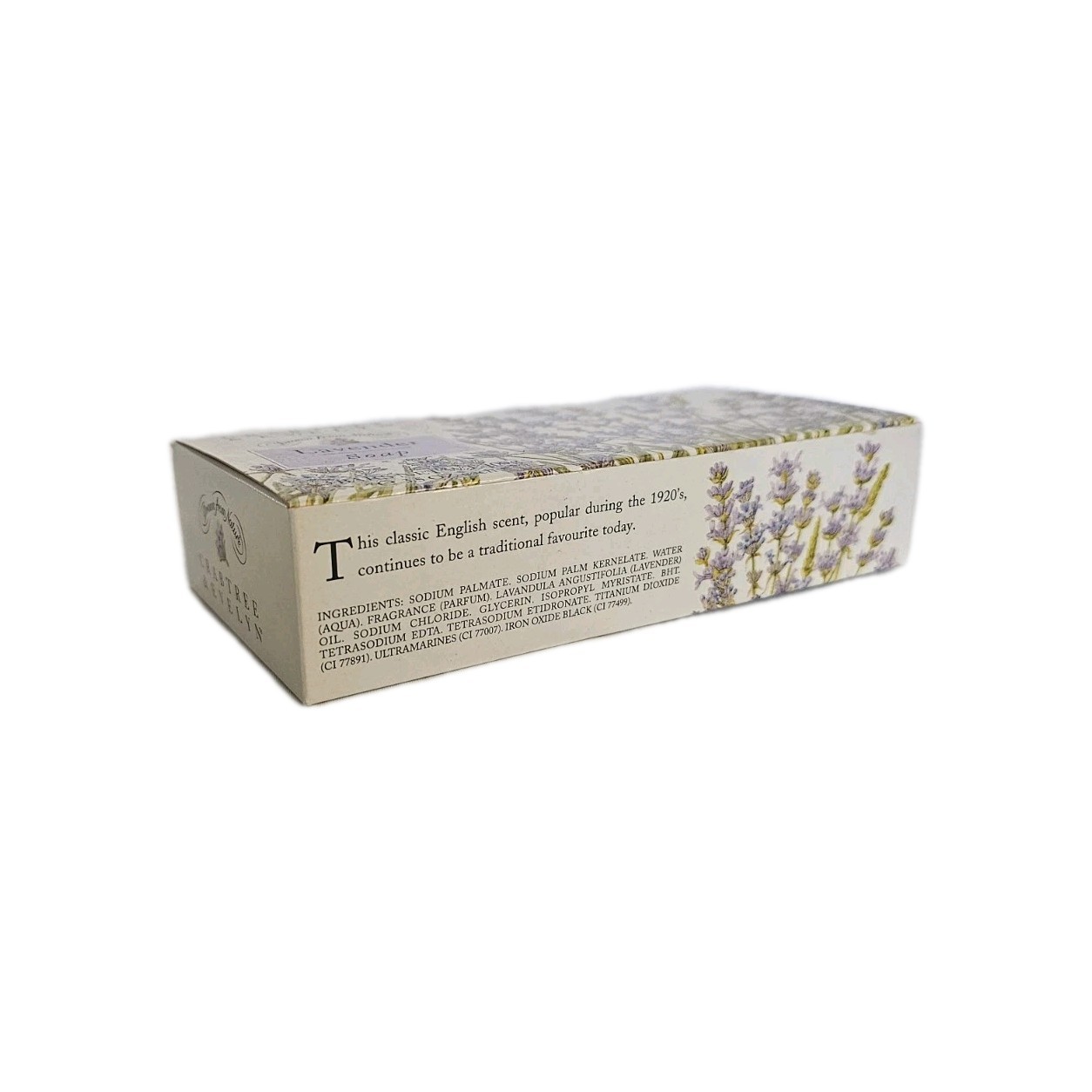 Crabtree & Evelyn Lavender Triple Milled Soap 3 Bars 85g 3oz New