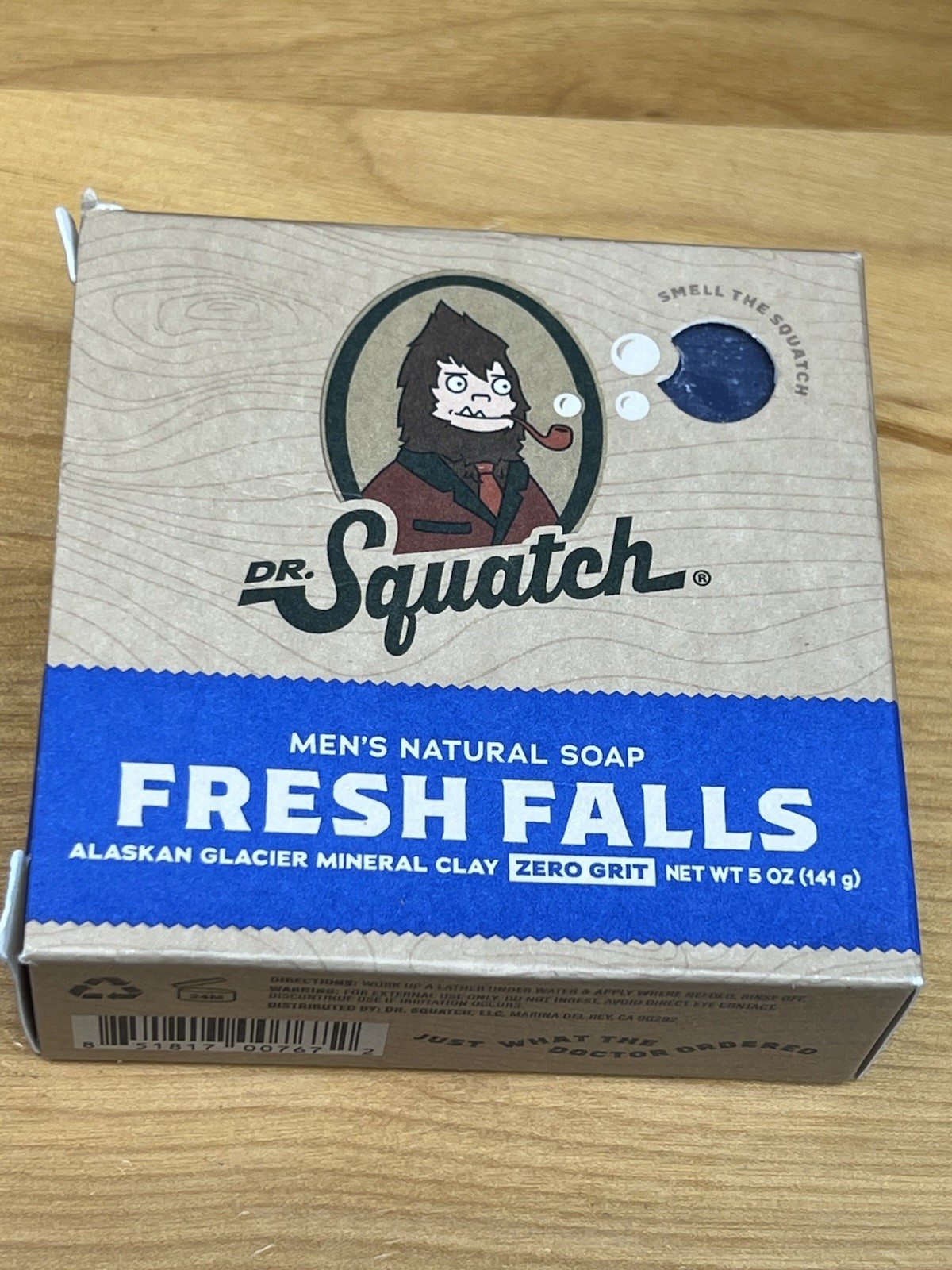 Dr Squatch Men’s Natural Soap Fresh Falls 5 oz bar