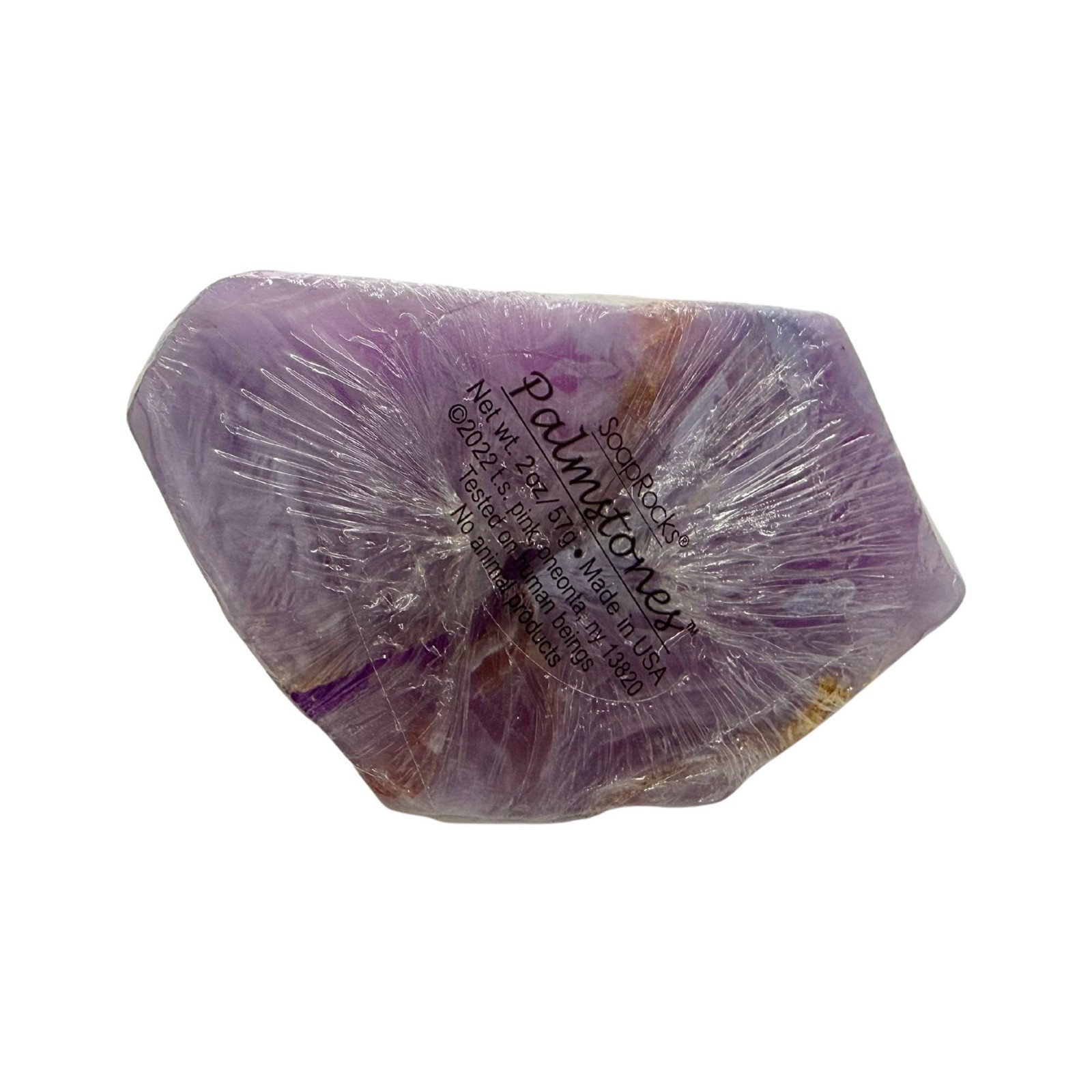 SoapRocks Palmstones Soap Bar 2oz Handcrafted Vegan Purple