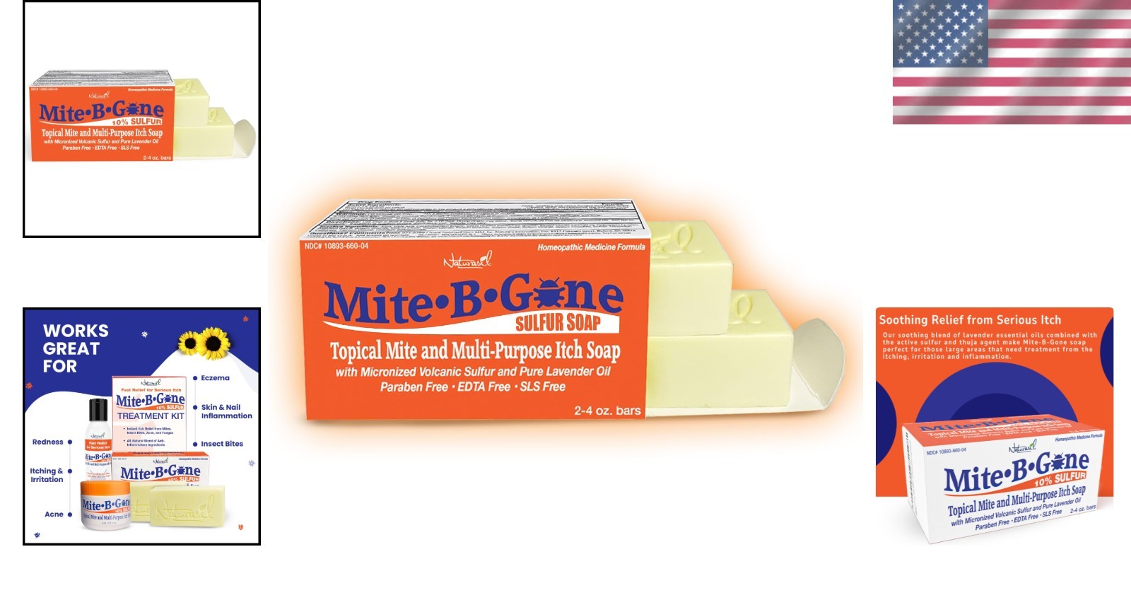 Soothing Soap with Volcanic Sulfur & Lavender – Fast Relief for Skin Irritations