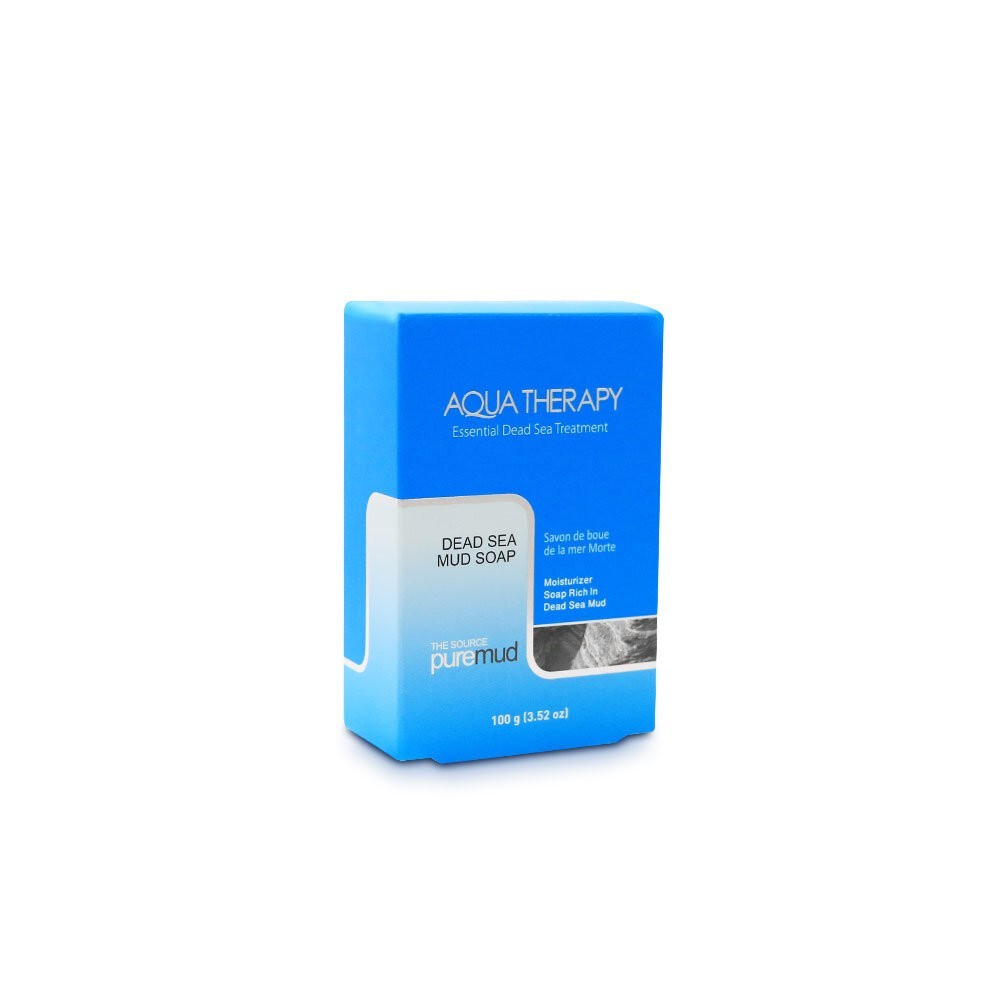 Aqua Therapy Dead Sea Mud Soap 100g – Natural Mineral Bar for Deep Cleansing…