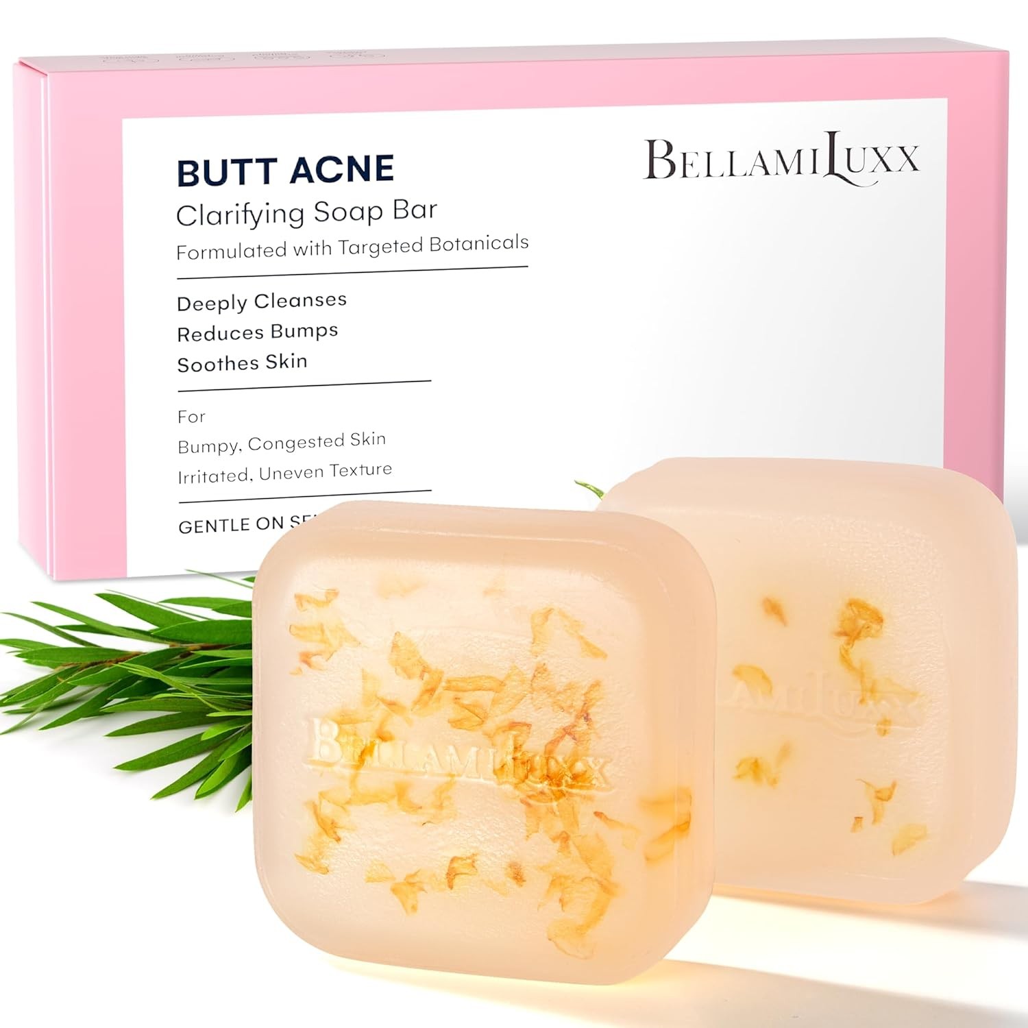 Body Acne Soap Bar Antibacterial Bar for Butt, Thighs, Back, Body Acne, Folli…