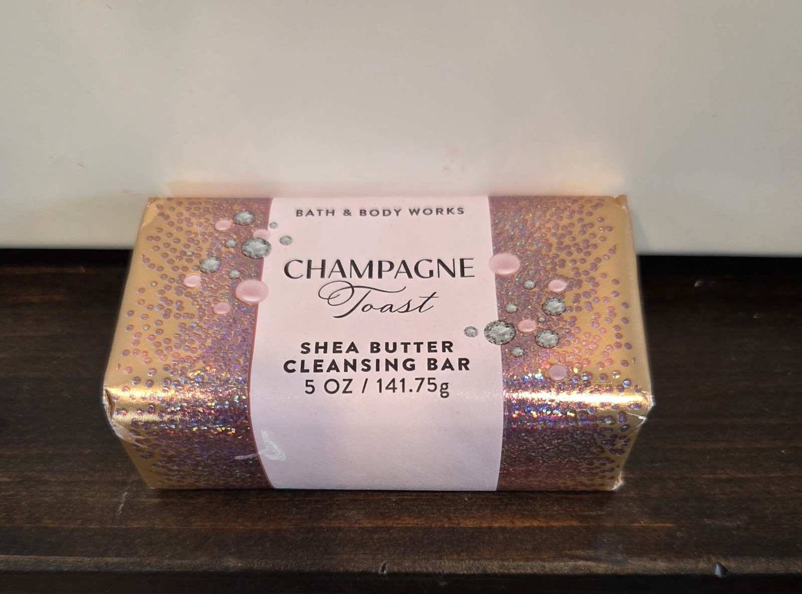 ALL NEW Champagne Toast Shea Butter Cleansing Bar 5 oz Bath & Body Works