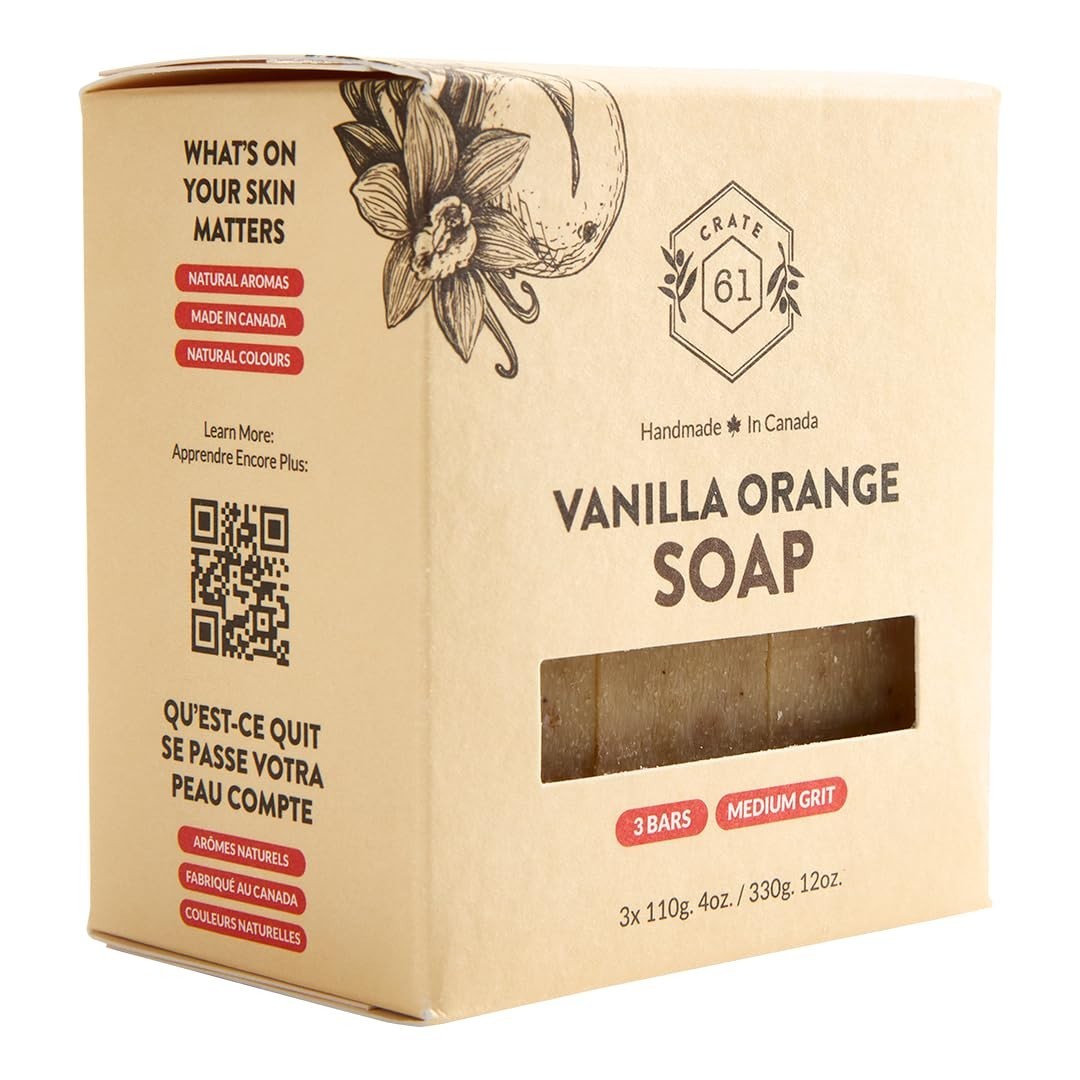 Handmade in Canada, Plant Based Cold Process Natural Bar Soap For Face And Bo…