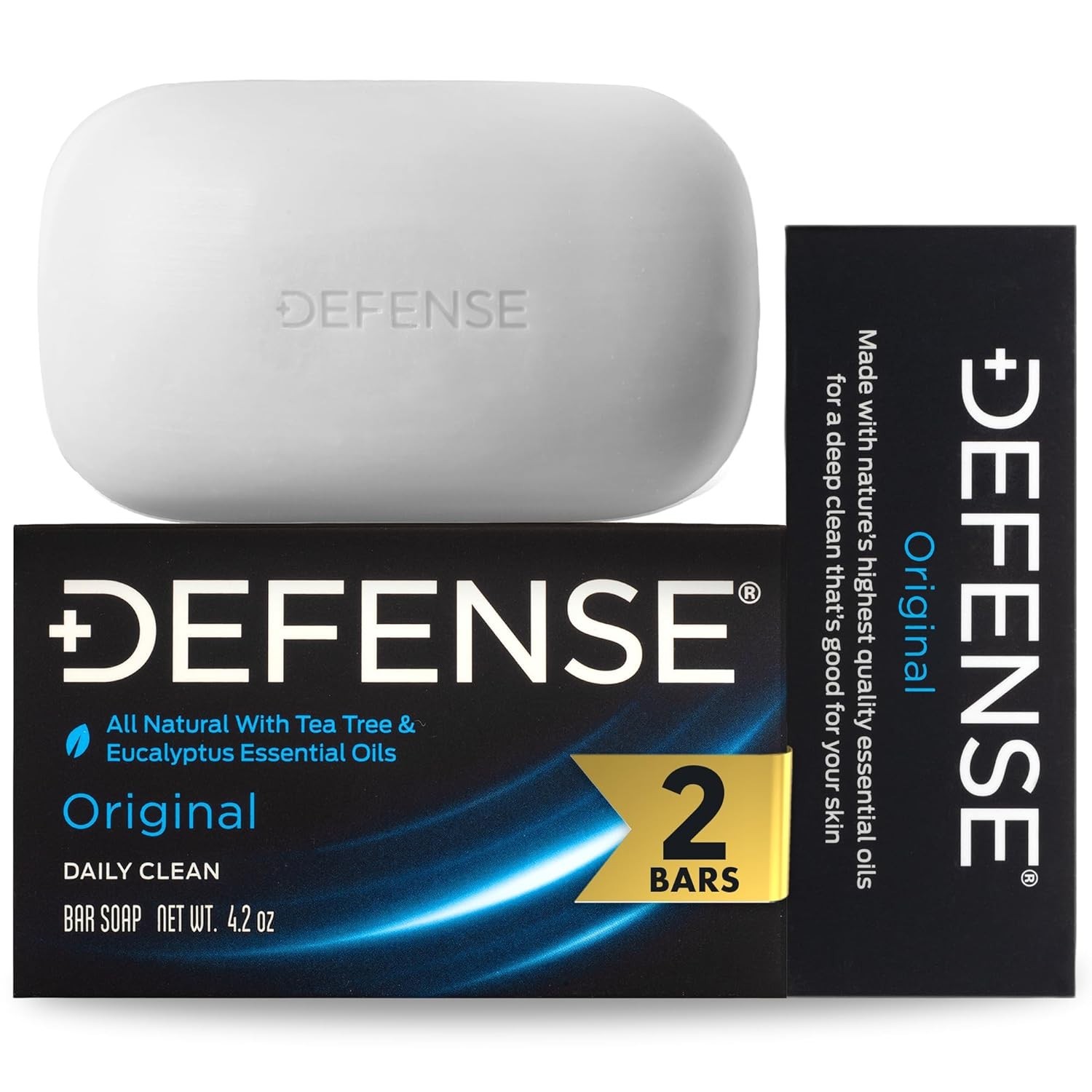 2pk All Natural Tea Tree Bar Soap for Men | Made by Wrestlers with Tea Tree O…