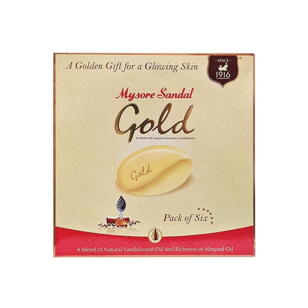 Gold Soap, 125 Grams Per Unit (Pack of 6)