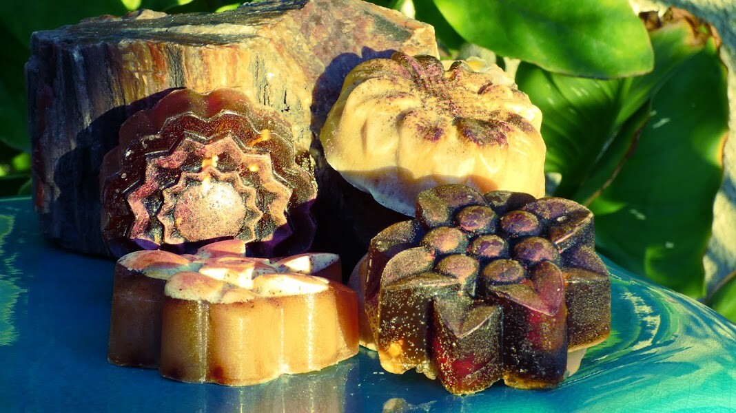 All Natural Handmade soap: Hibiscus rose