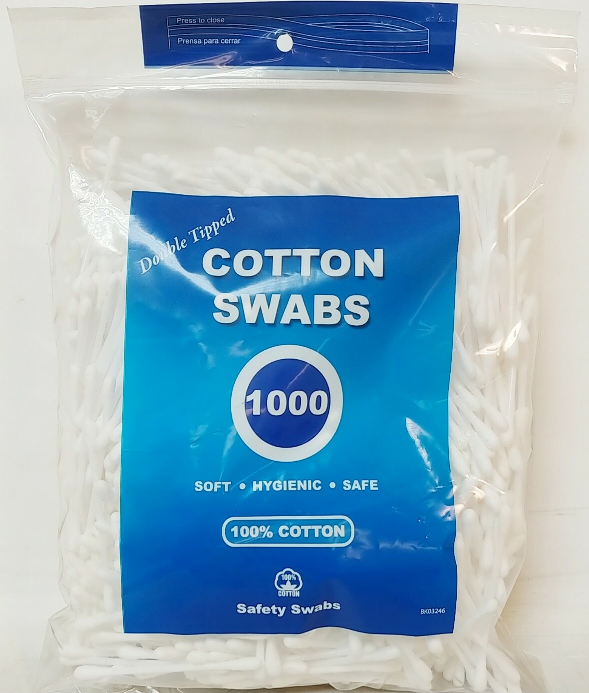 Cotton Swabs Q Tip 100% Cotton Tips 1000 Ct for Multi-purpose use MakeUp Remover