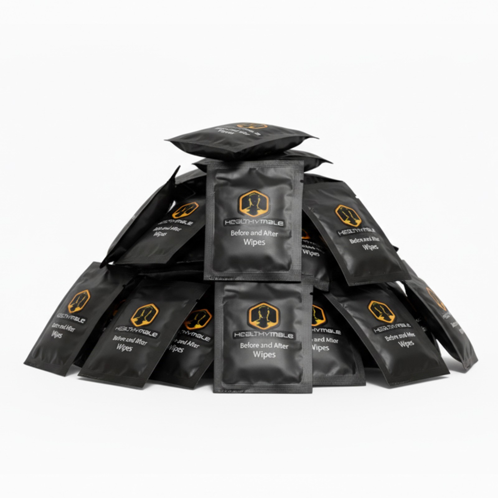 HealthyMale Before and After Individually Wrapped Hygiene Body Wipes (50 Count)