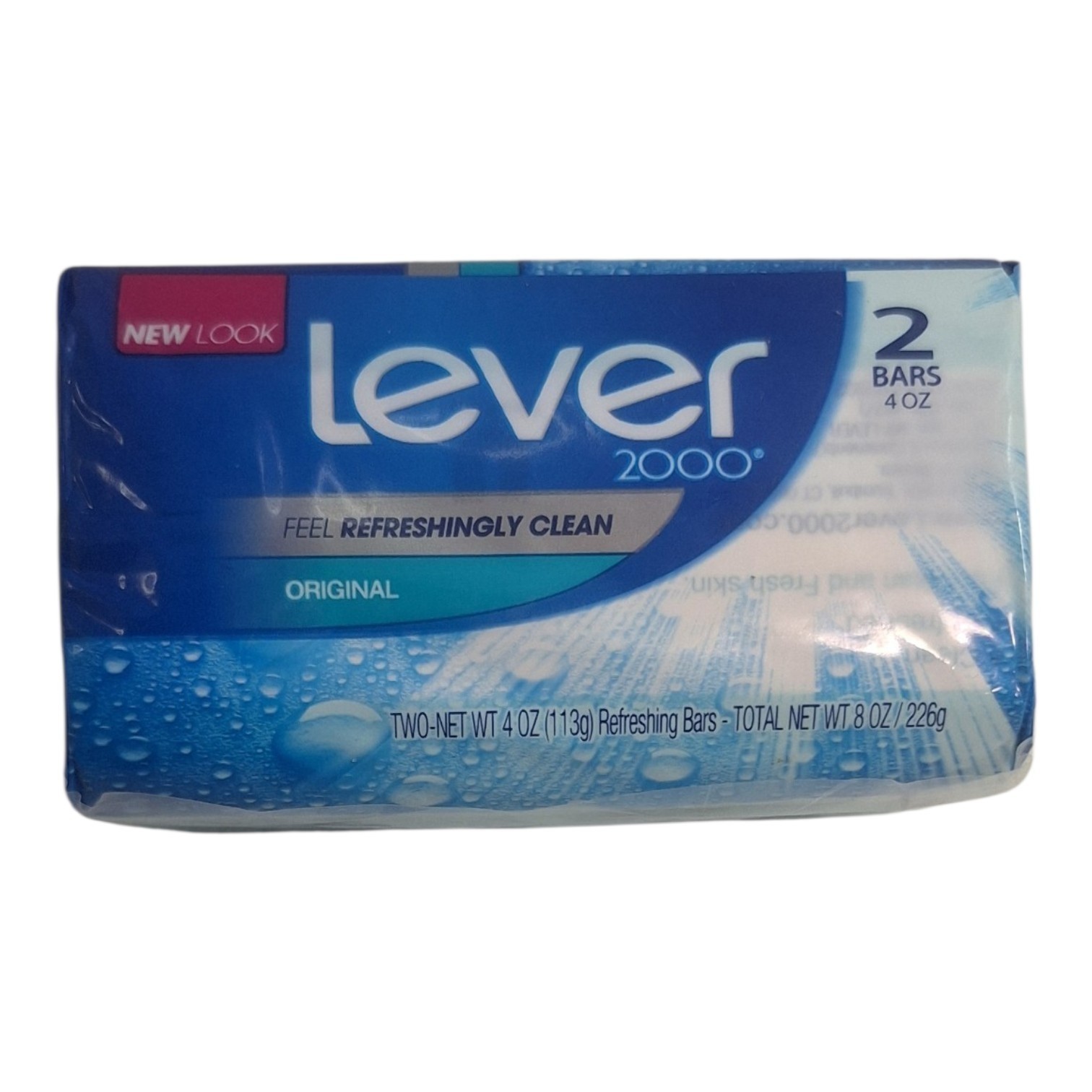 ​Vintage Lever 2000 Original Bar Soap 2 Pack 4 oz Bars Total 8 oz Discontinued