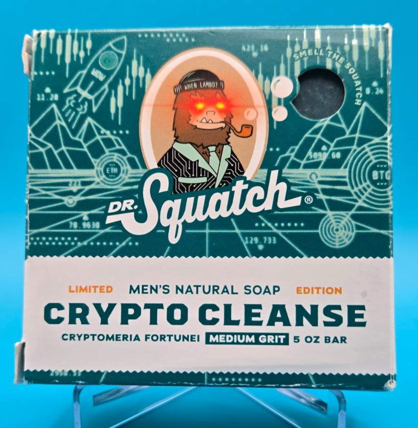 Dr. Squatch Crypto Cleanse Limited Edition Men’s Natural Soap – 5oz SCARCE/HTF
