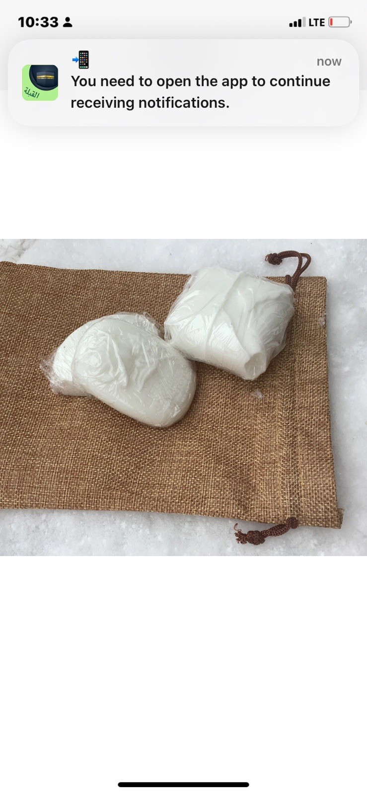 Alaska soaps handmade bath bar ,Snow White