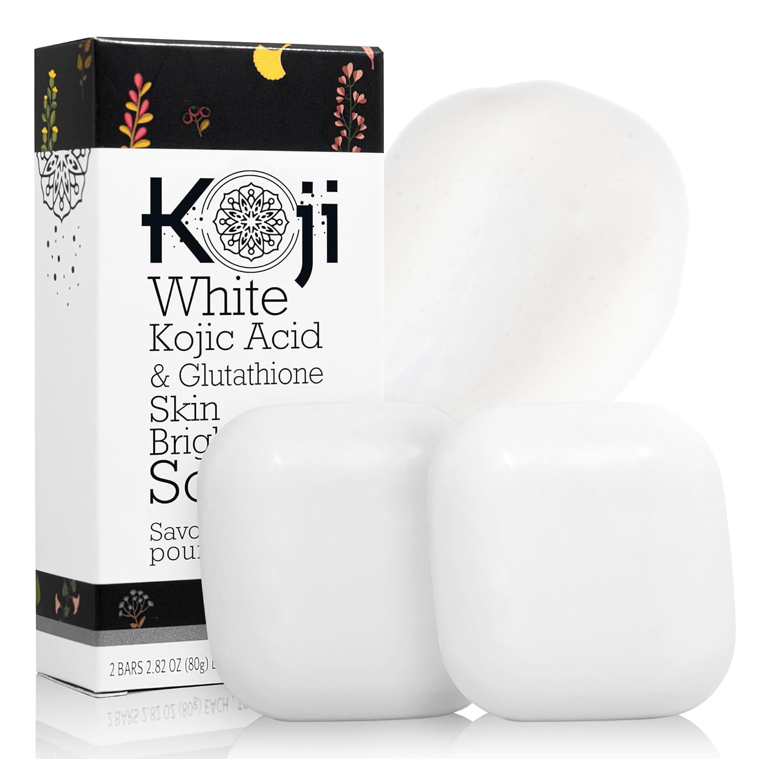 Kojic Acid & Glutathione Skin Brightening Body & Face Exfoliating Soap Bar