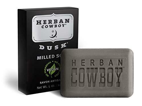 Herban Cowboy Milled Bar Soap Men’s Soap, Dusk, 5 Ounce